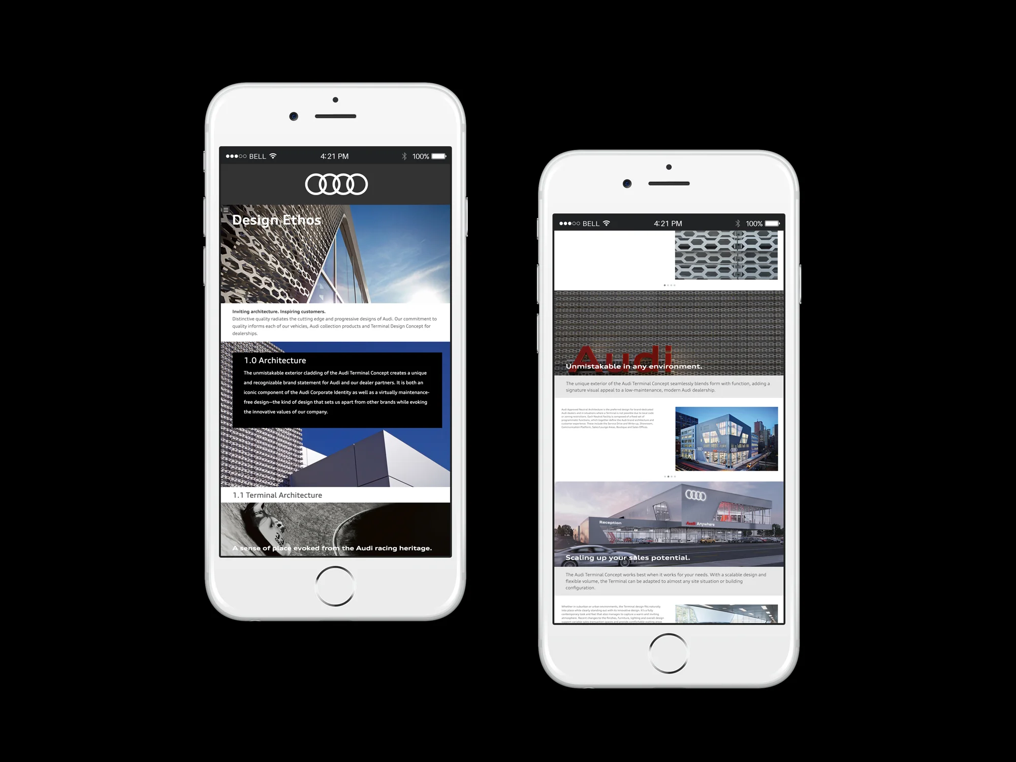 Audi of America, Architecture, Framework, Web Design, UX UI, Digital Strategy, EA Projects, RTXO, Elizabeth Azen