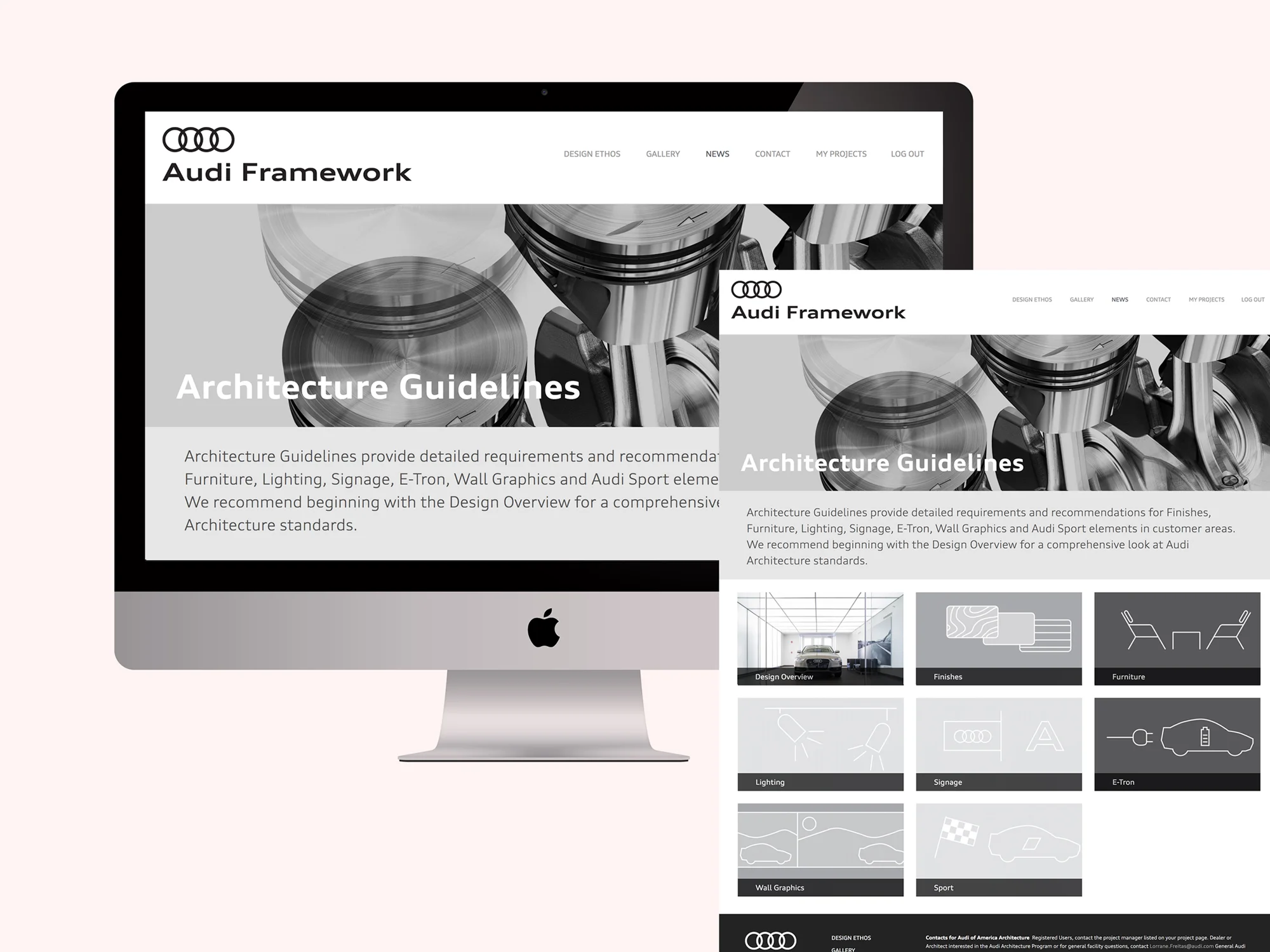 Audi of America, Architecture, Framework, Web Design, UX UI, Digital Strategy, EA Projects, RTXO, Elizabeth Azen