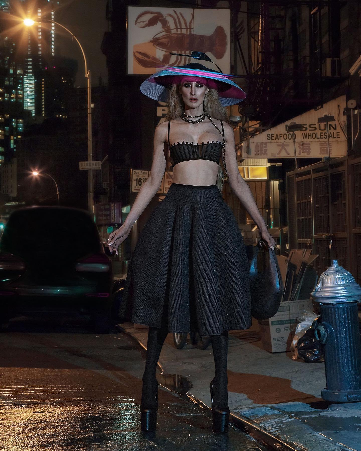 Dylan Monroe, Chinatown, NY, 2016.

The beautiful @philiptreacy hat my late friend Dylan wears was lent to us for our shoot by my art mentor &amp; dear friend @akakceh. It belonged to one of the most fabulous, true eccentrics to have ever walked this