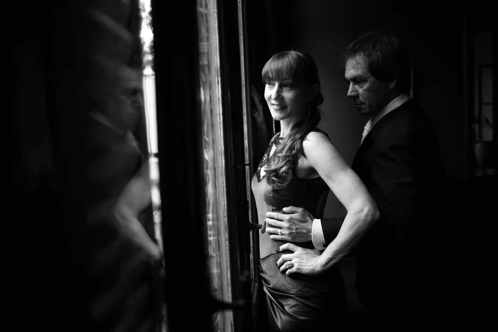 Argentine tango teachers Alberto Sendra and Fernanda Japas.
