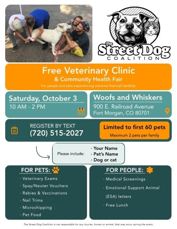 Fort Morgan Community Health Fair for pets and people