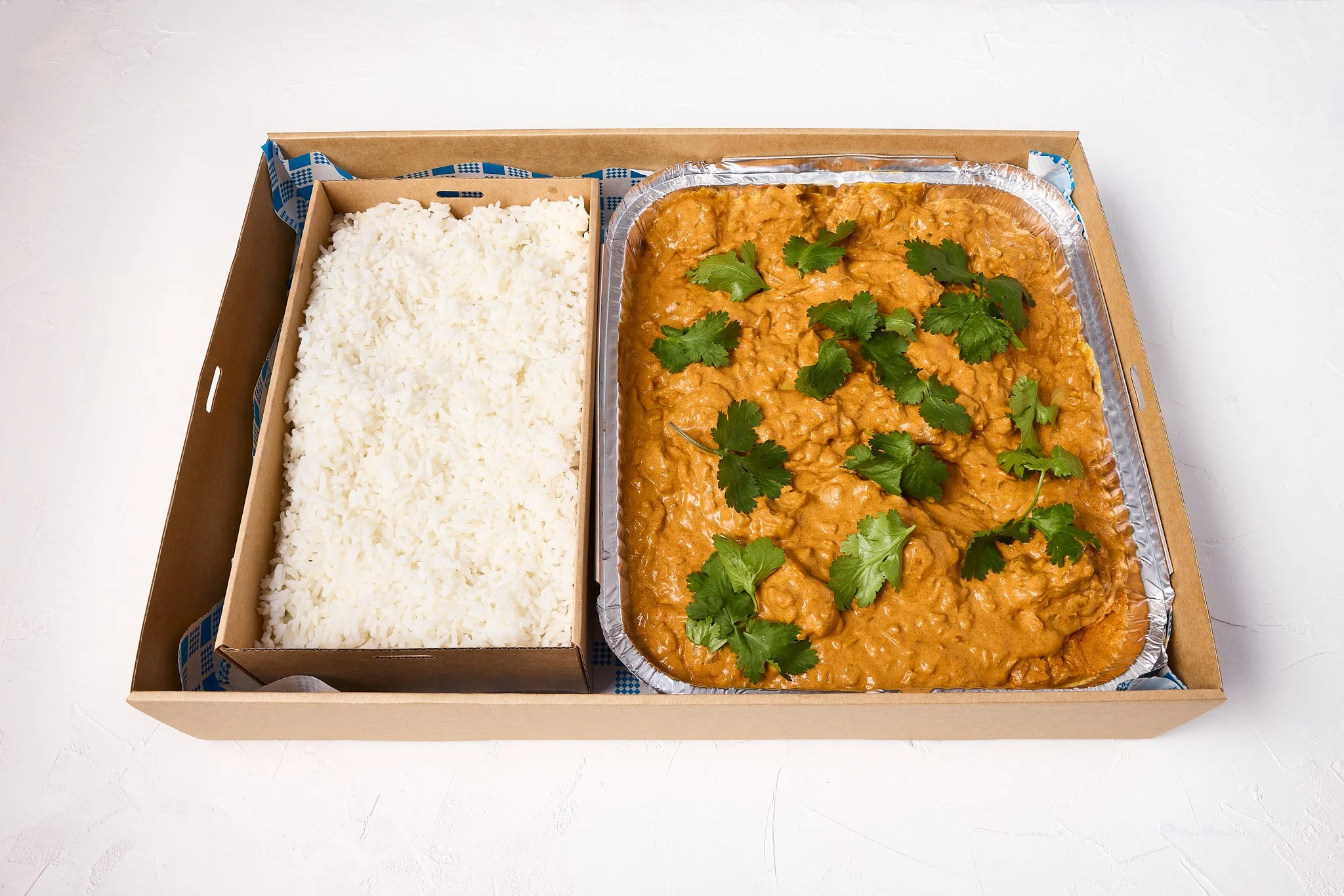 Butter Chicken with Steamed Rice (GF) - Heat & Serve