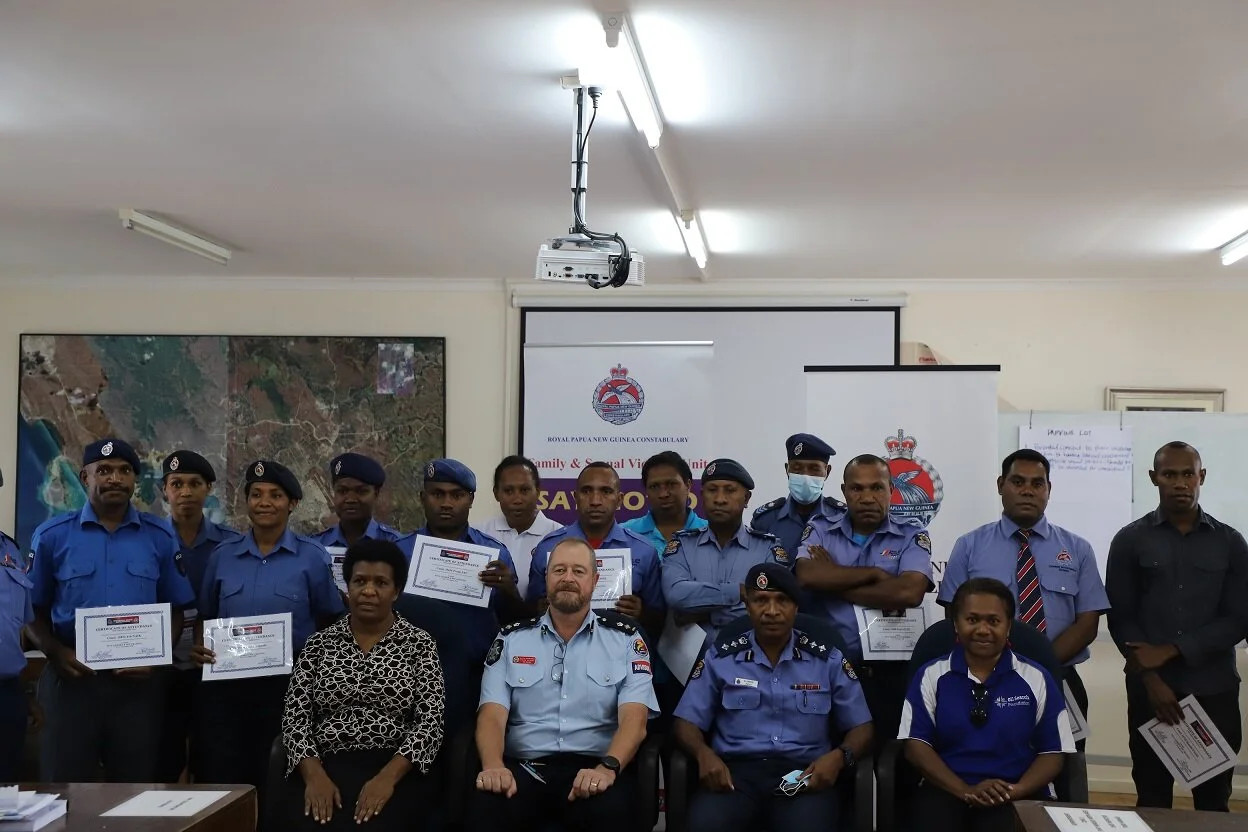 Training helps police FSV officers understand their roles. 