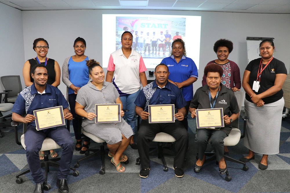 Four Australia Awards PNG staff trained as Support Officers for Family ...