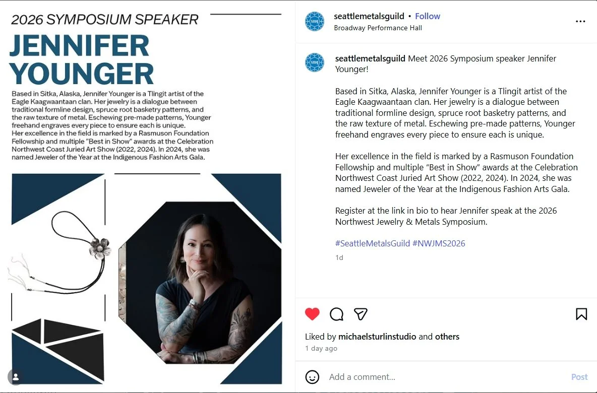 Jennifer's Speaker Spotlight for the upcoming Seattle Metal Guild's Symposium 2026 