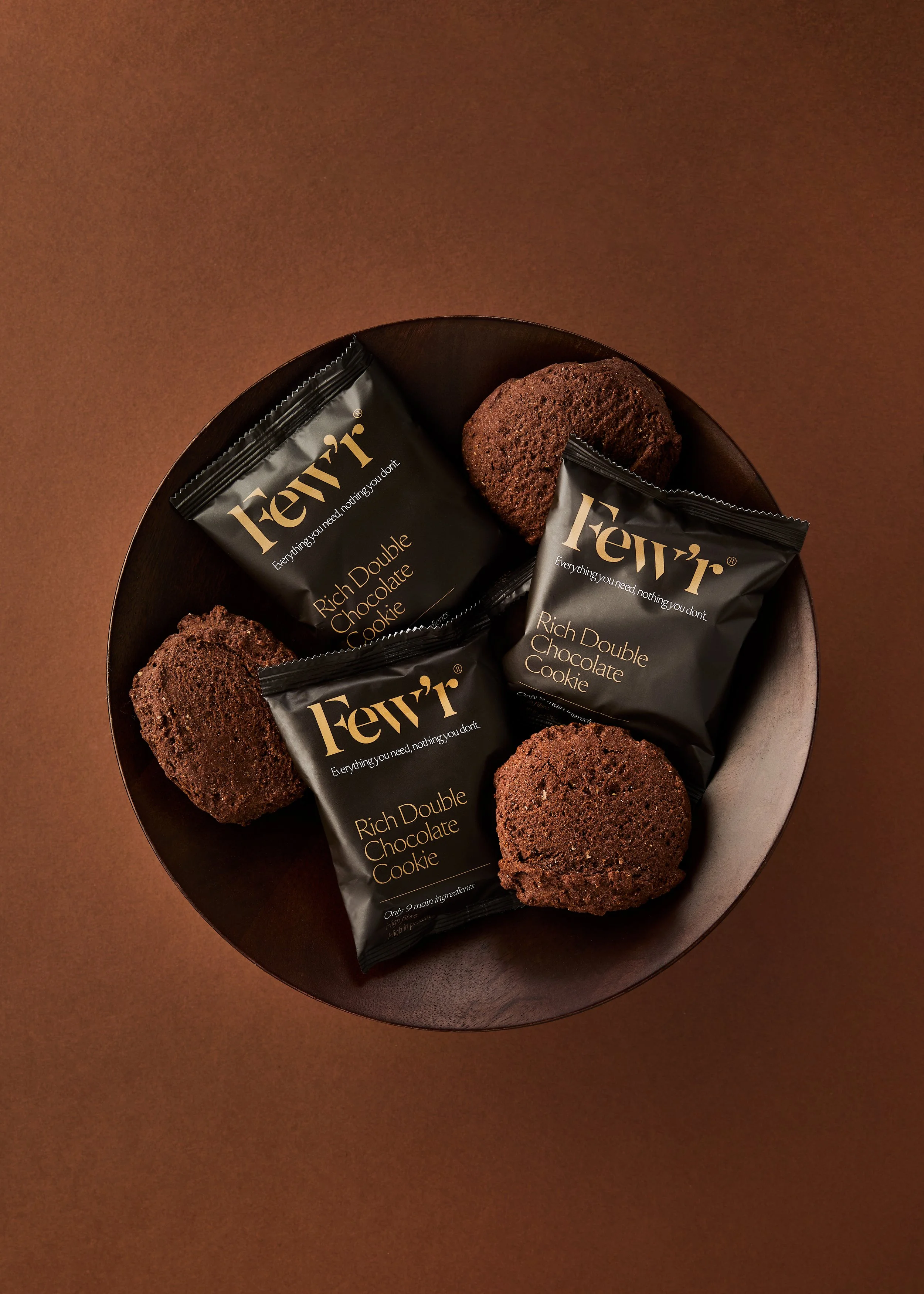 Fewr Chocolate Protein Cookies - Photographed In Wales 