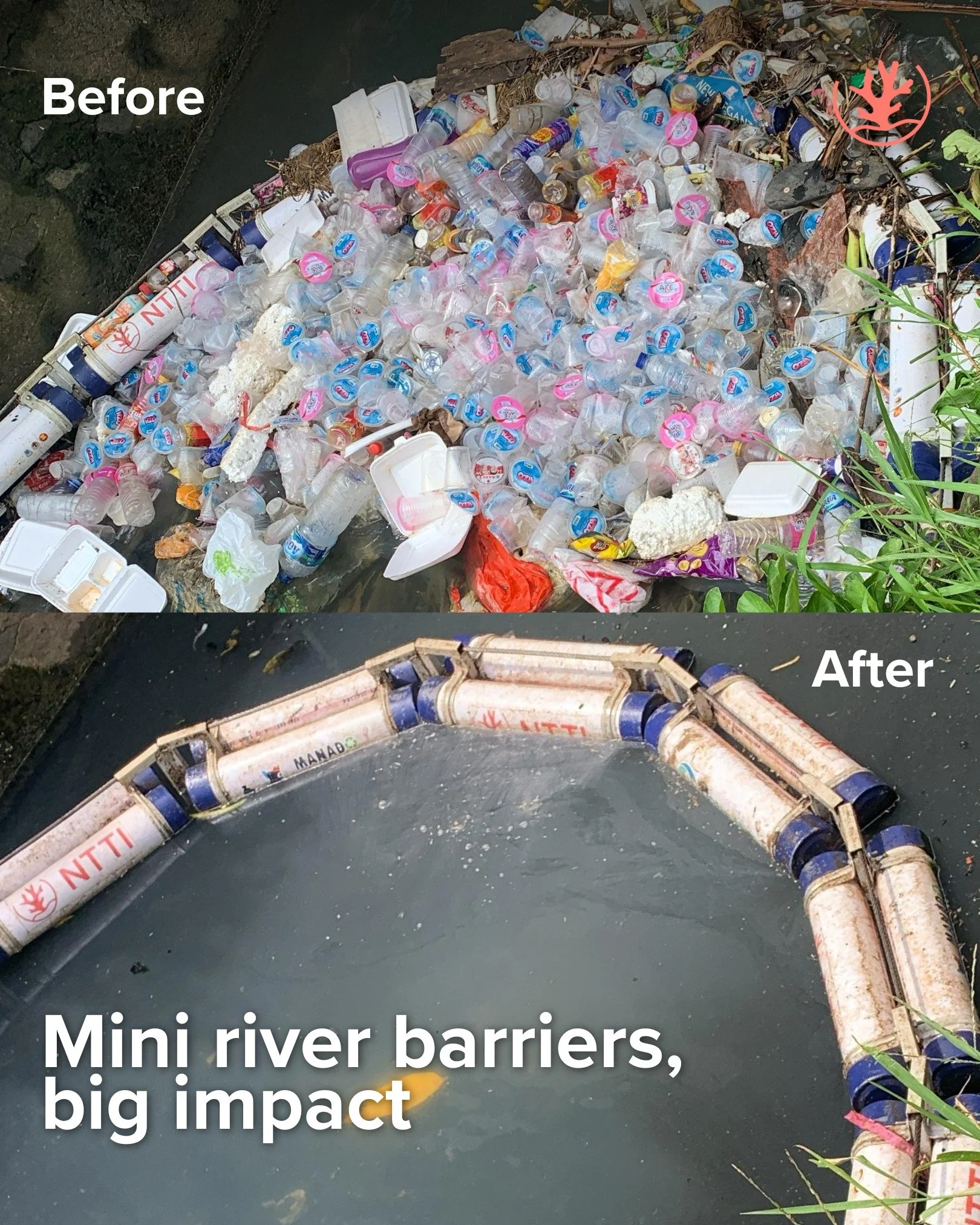 It may look small, but this is where prevention begins.

Small drainages are often overlooked. But here in Manado, these narrow channels have been silently moving plastics from our streets to our rivers, and from our rivers to the ocean, every single