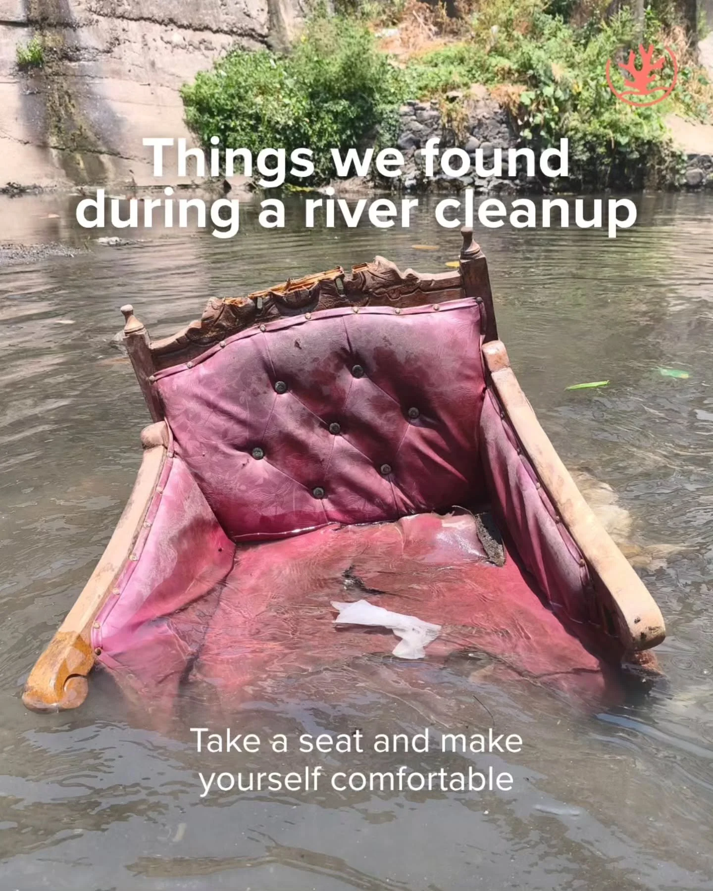 There&rsquo;s always a surprise waiting during a river cleanup 🤷🏻&zwj;♂️

Jokes aside, rivers are not waste dumps. Trash doesn&rsquo;t just disappear when it enters the water. Some waste can take hundreds of years to break down, while plastic can p