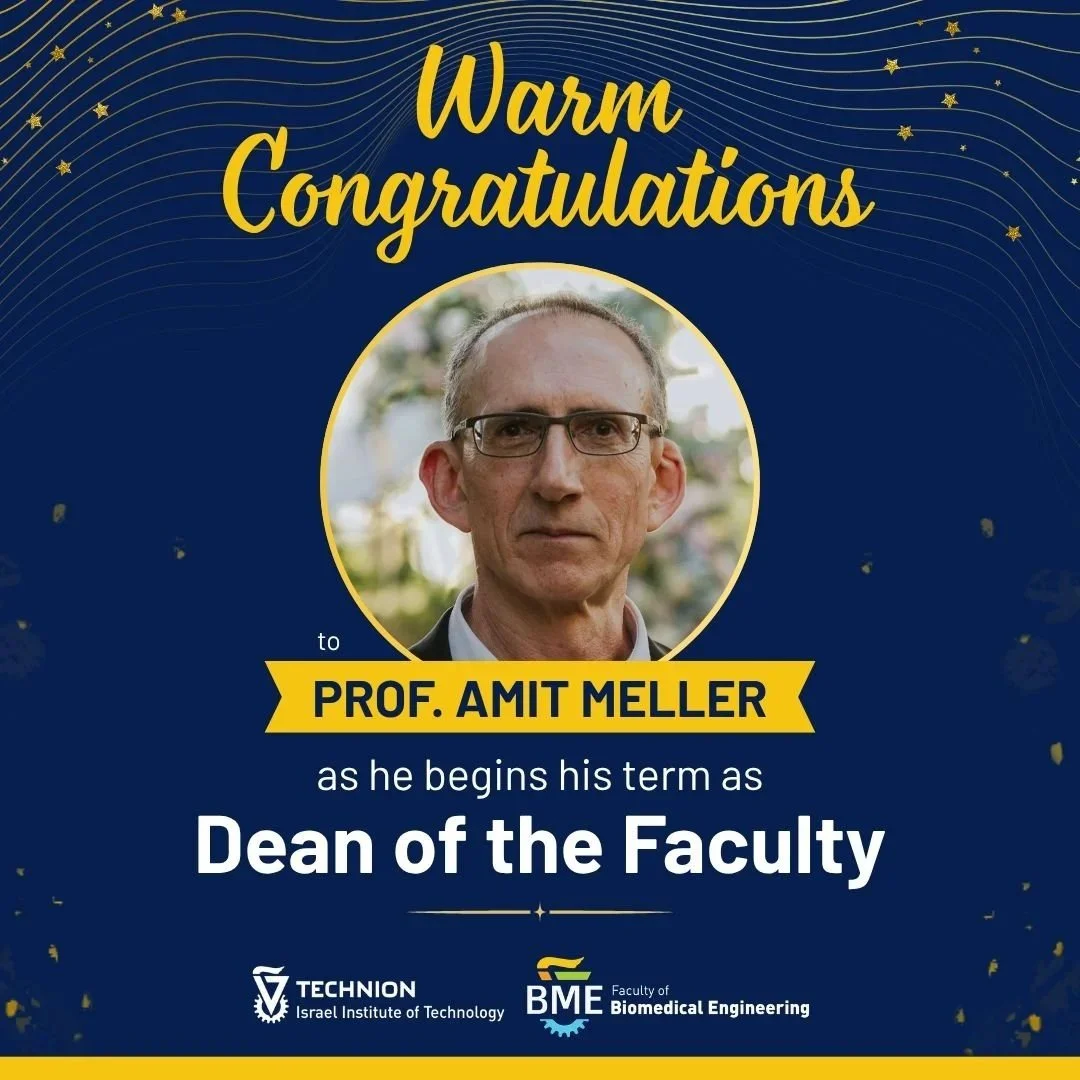 Prof. Amit Meller Appointed as Dean of Biomedical Engineering