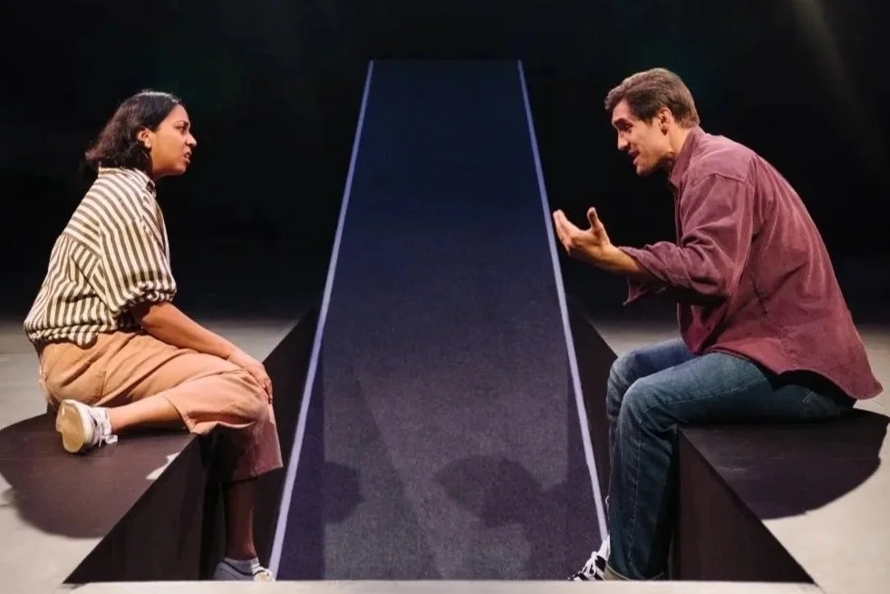 Phil Dunster and Anjana Vasan in Brace Brace
