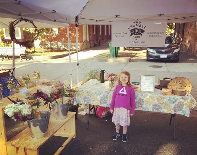 We&rsquo;re at the market today! Come see us for pork and flowers- dried and fresh 🌸