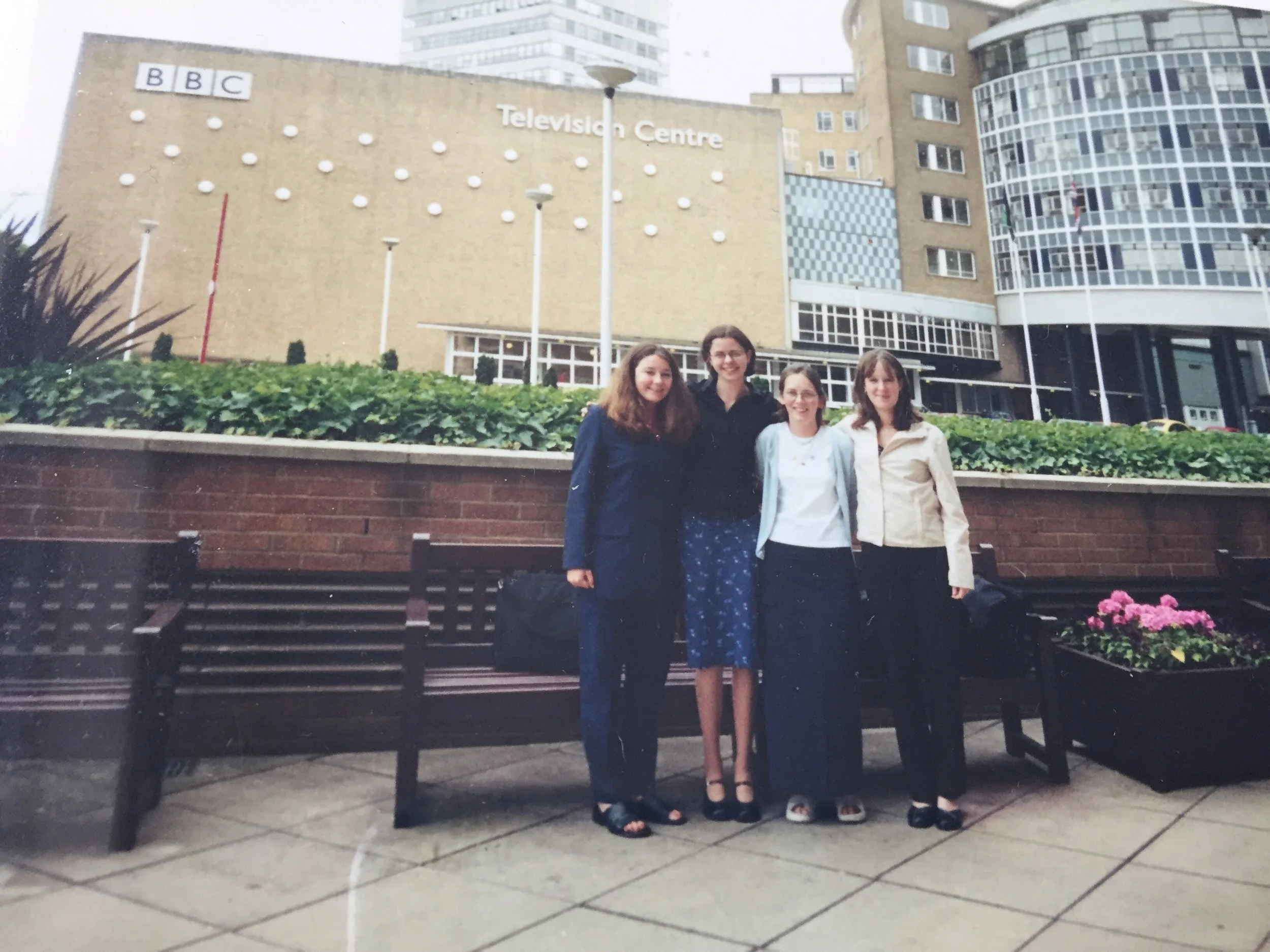 My first visit to TVC in London. I'm the small one.