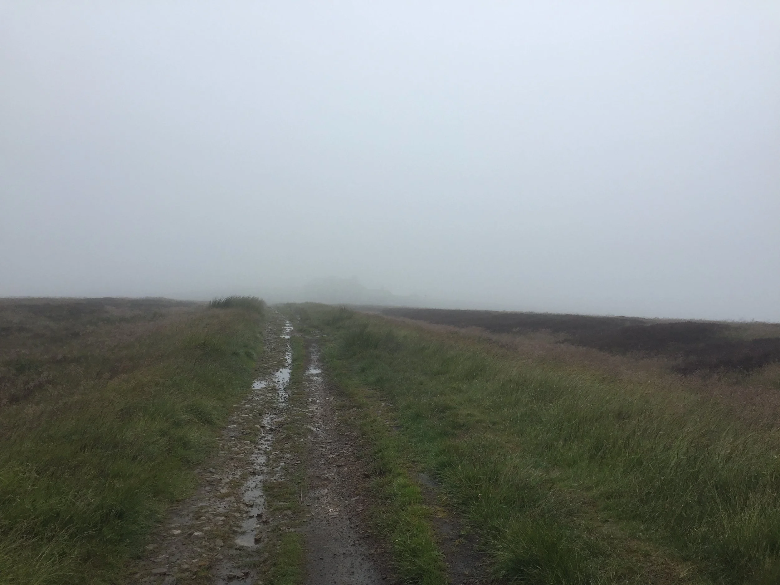 Recce 1 - A bleak looking Peak. Can you even make out the Cat and Fiddle?!