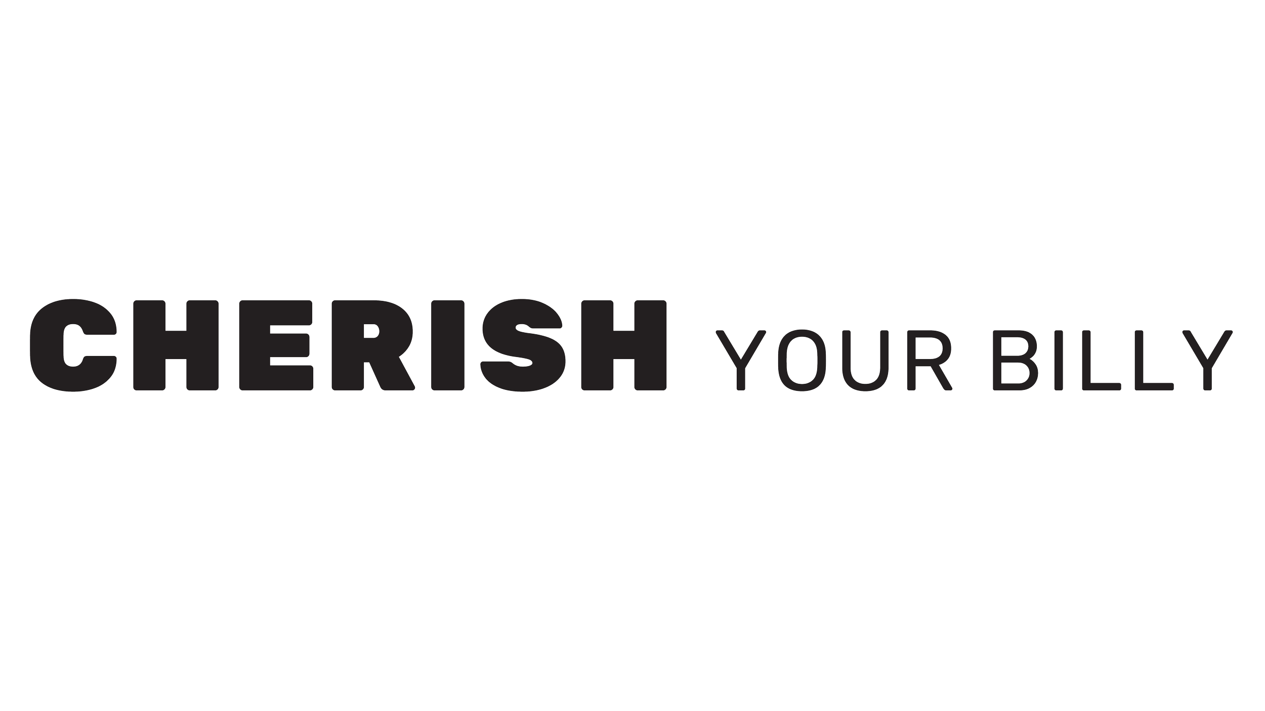 "Cherish Your Billy" text logo