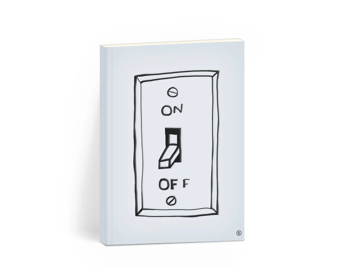 N04 Notizbuch On Off
