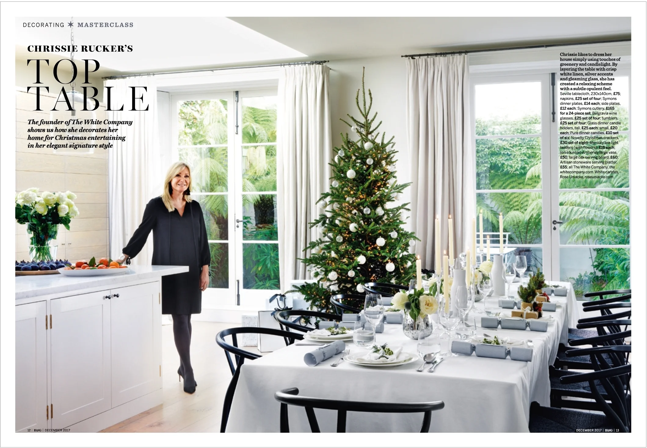 The White Company for Homes & Gardens