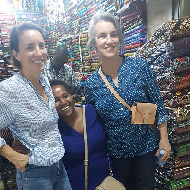 Welcome home Susie and Kathy. Kathy a fantastic sewer is here to skill the women so as to make the beautiful designs. Thank you Susie for bringing Kathy along on this trip. To a great 10 days ahead of us and changing womens lives. We have been down t