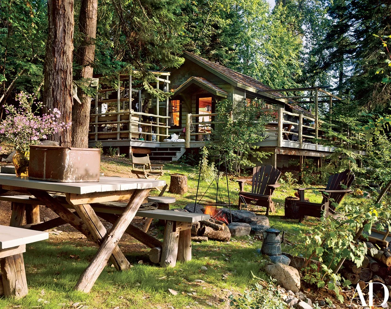 A rustic cabin on Lake Michigan by Mimi London | photos by David O. Marlow