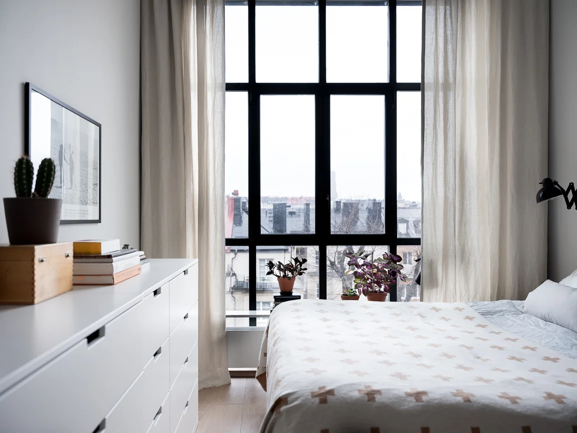 A Scandinavian Apartment With Floor To Ceiling Windows The Nordroom