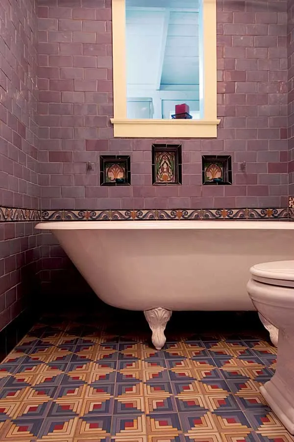 25 Inspiring Bathrooms With Geometric Tiles — The Nordroom