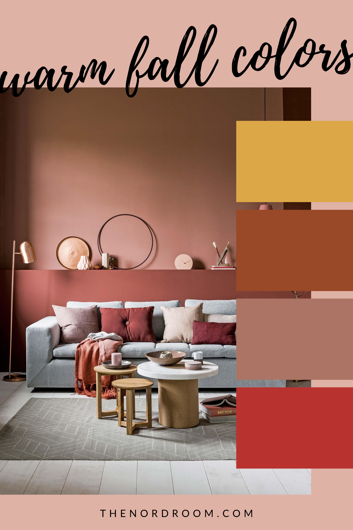Warm Color Inspiration To Get Your Home Ready For Fall The
