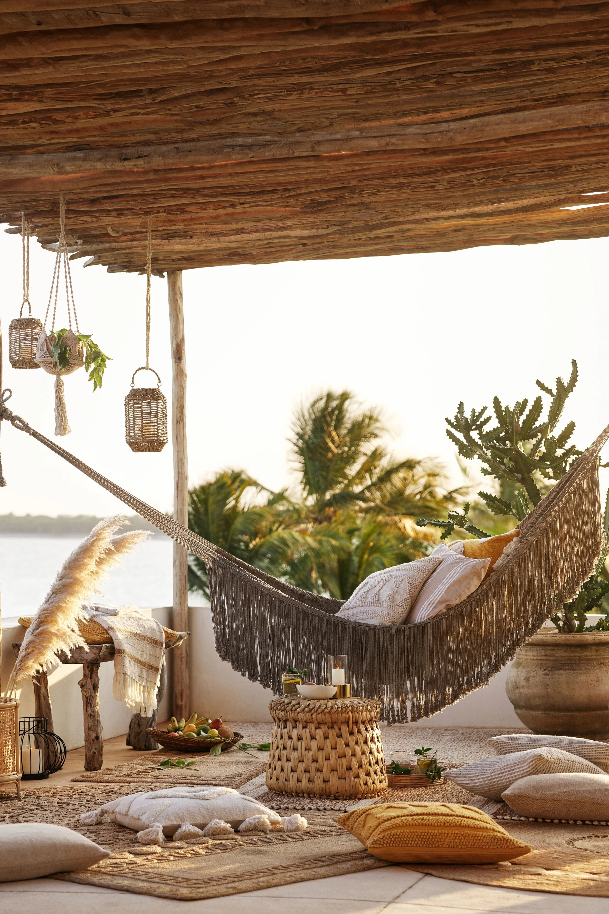 A Beautiful Neutral Bohemian Patio By H M Home The Nordroom