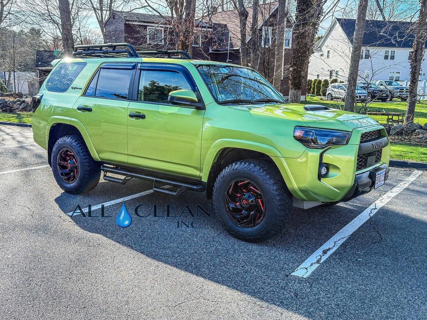When you know, you know‼️
After being blown away by the results three years ago, our awesome customer brought her Lime Rush Toyota 4Runner back to All Clean Ceramic Coating to upgrade to the ultimate in protection: Opti-Coat Pro+ – a premium 7+