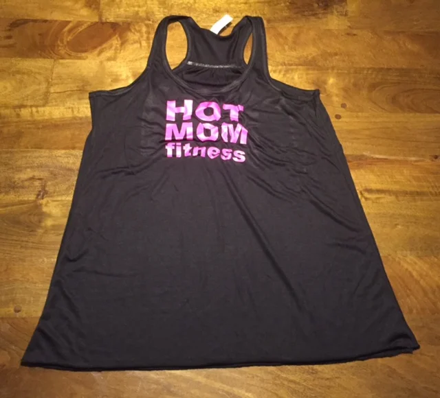 Hot Mom Fitness Racerbank Tank