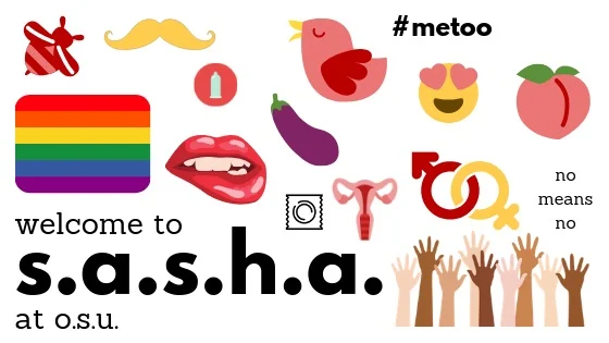 SASHA is the amazing student org that plans Sex Week!