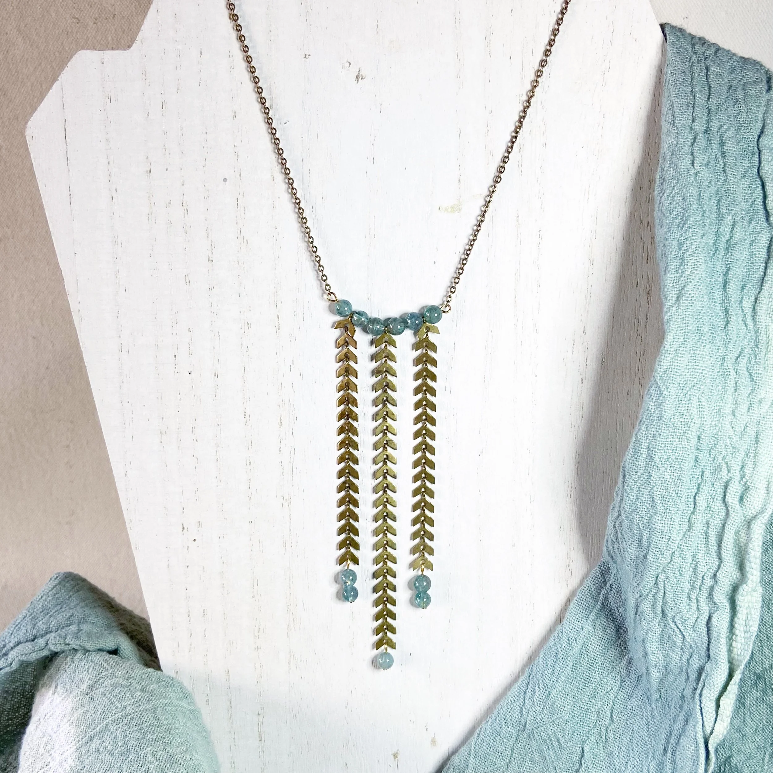 Kaia - Brass Necklace