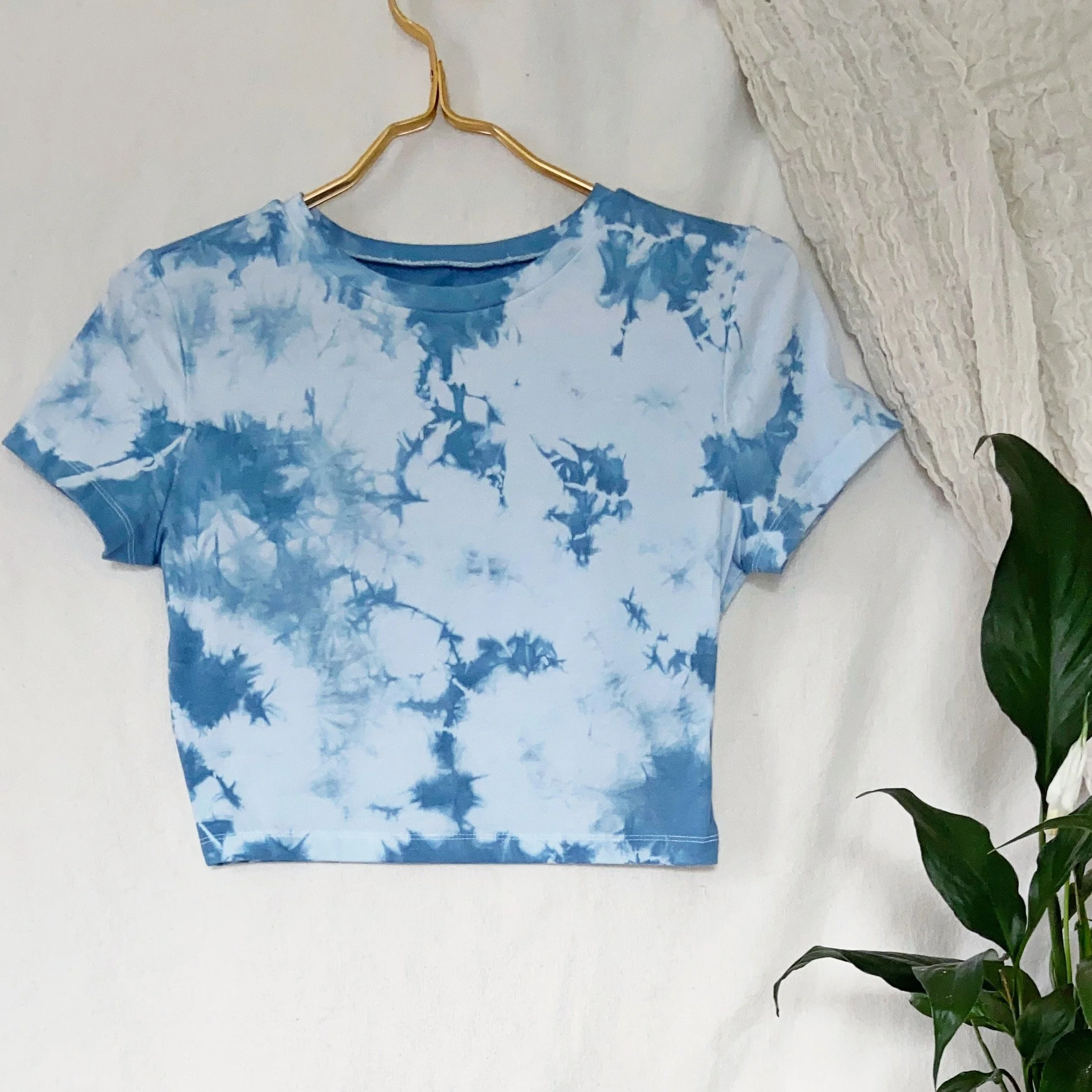 Indigo - Cropped Tee