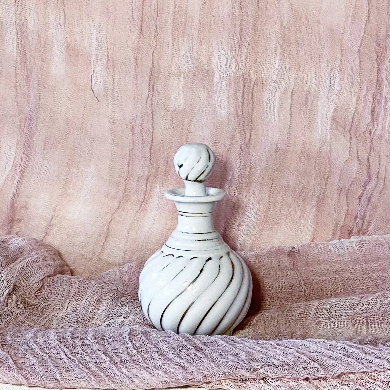 Vintage Ceramic Perfume Bottle