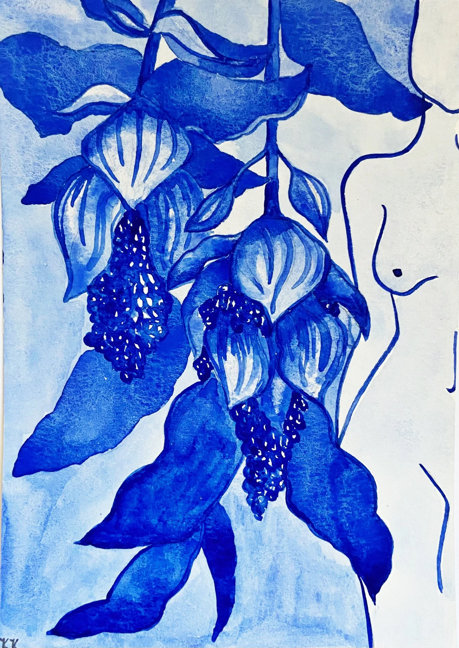 Lapis Lady #2 - Original Painting