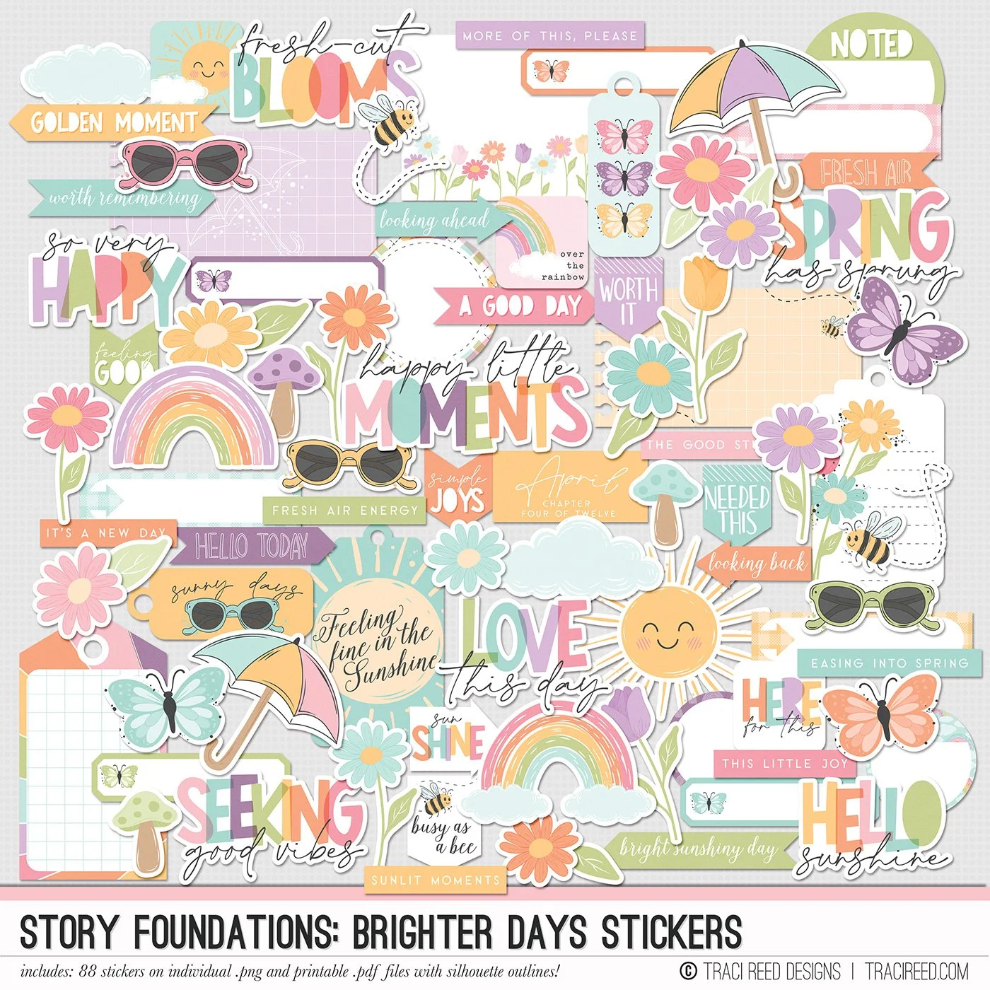 Story Foundations: Brighter Days Stickers