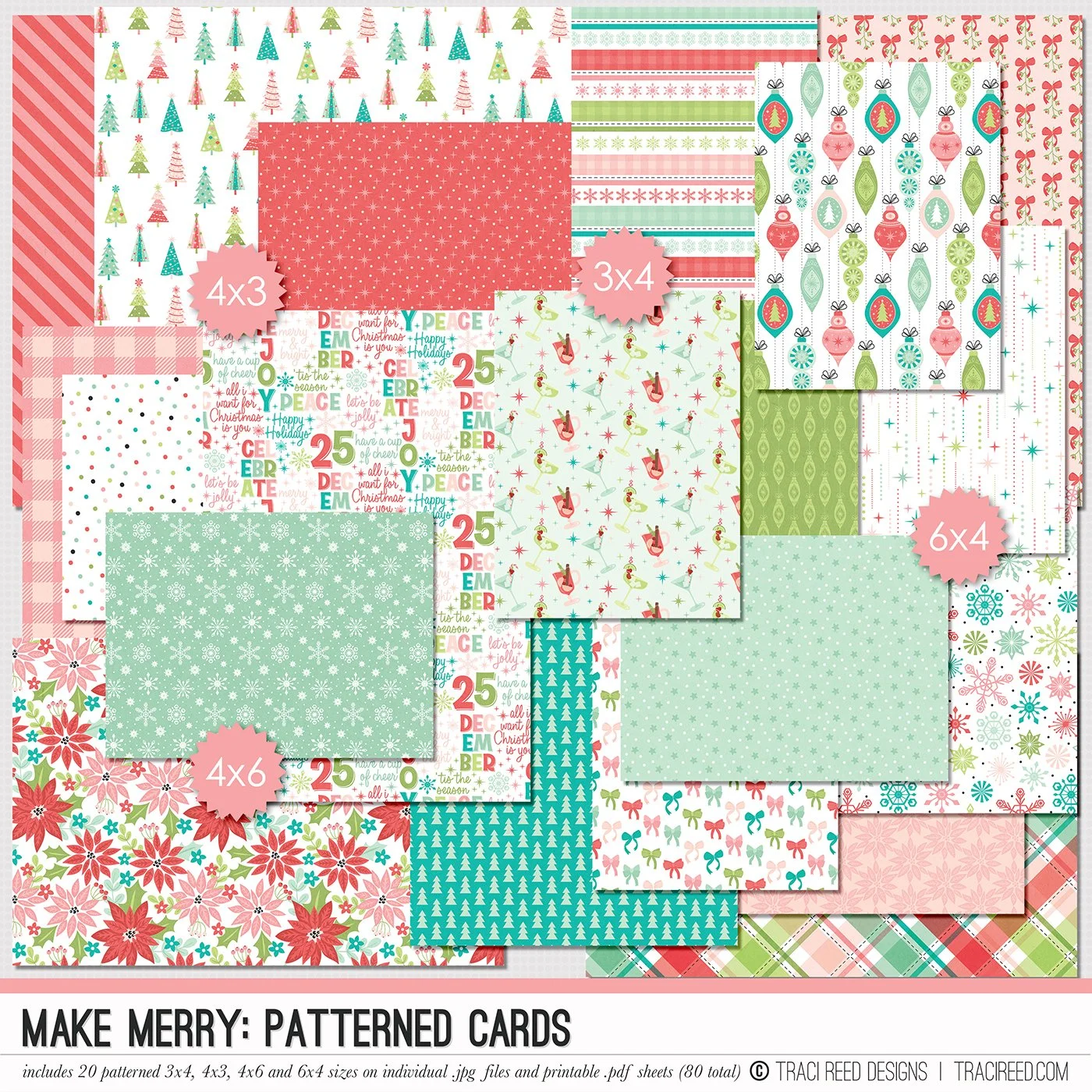 Make Merry Patterned Cards