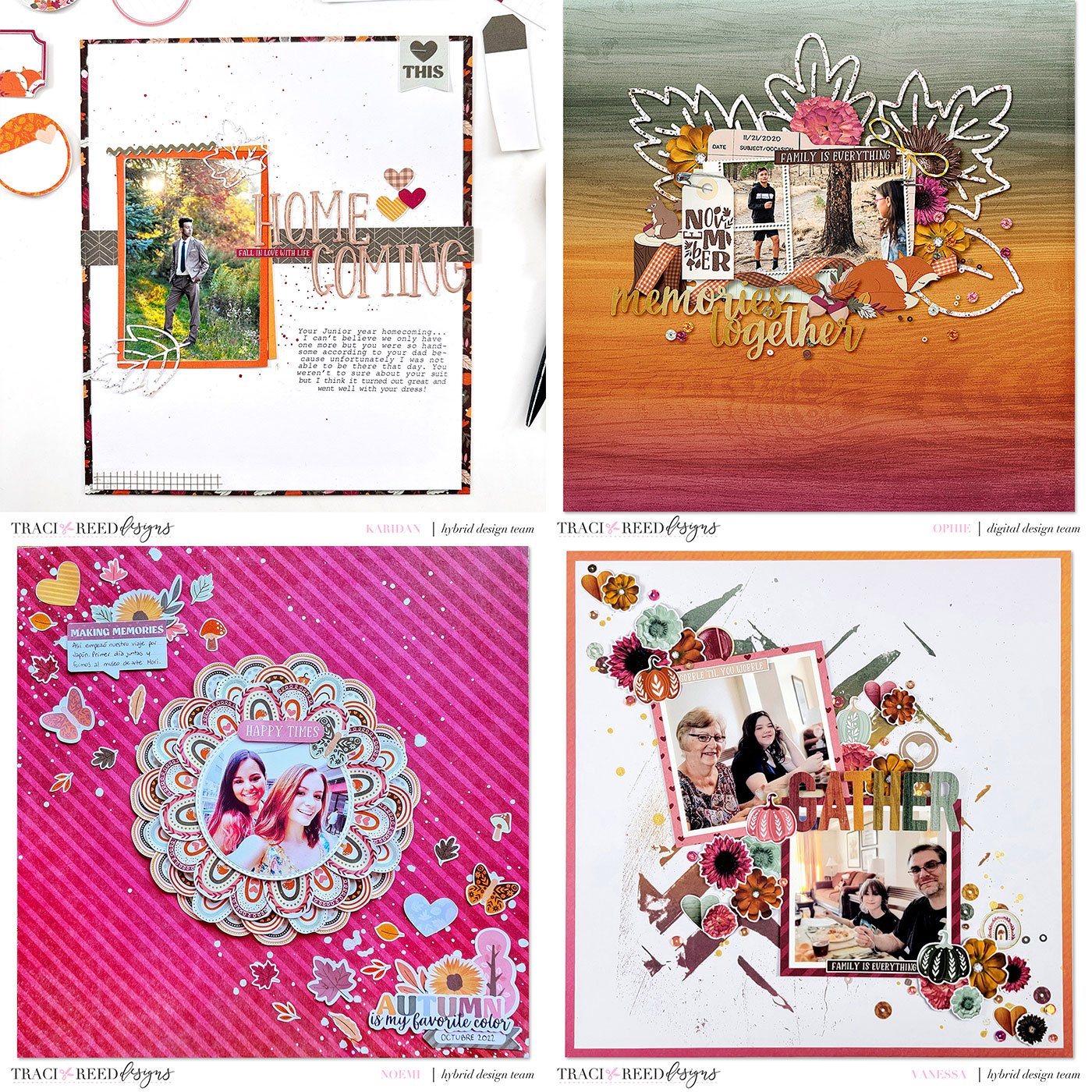 Introducing the Bountiful Digital and Printable Scrapbook Collection by Traci  Reed — Traci Reed Designs