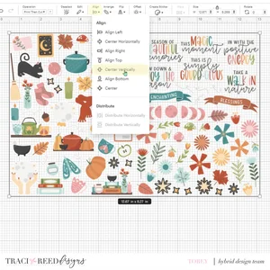 Tutorial Making Kiss Cut Sticker Sheets Using A Cricut With Torey