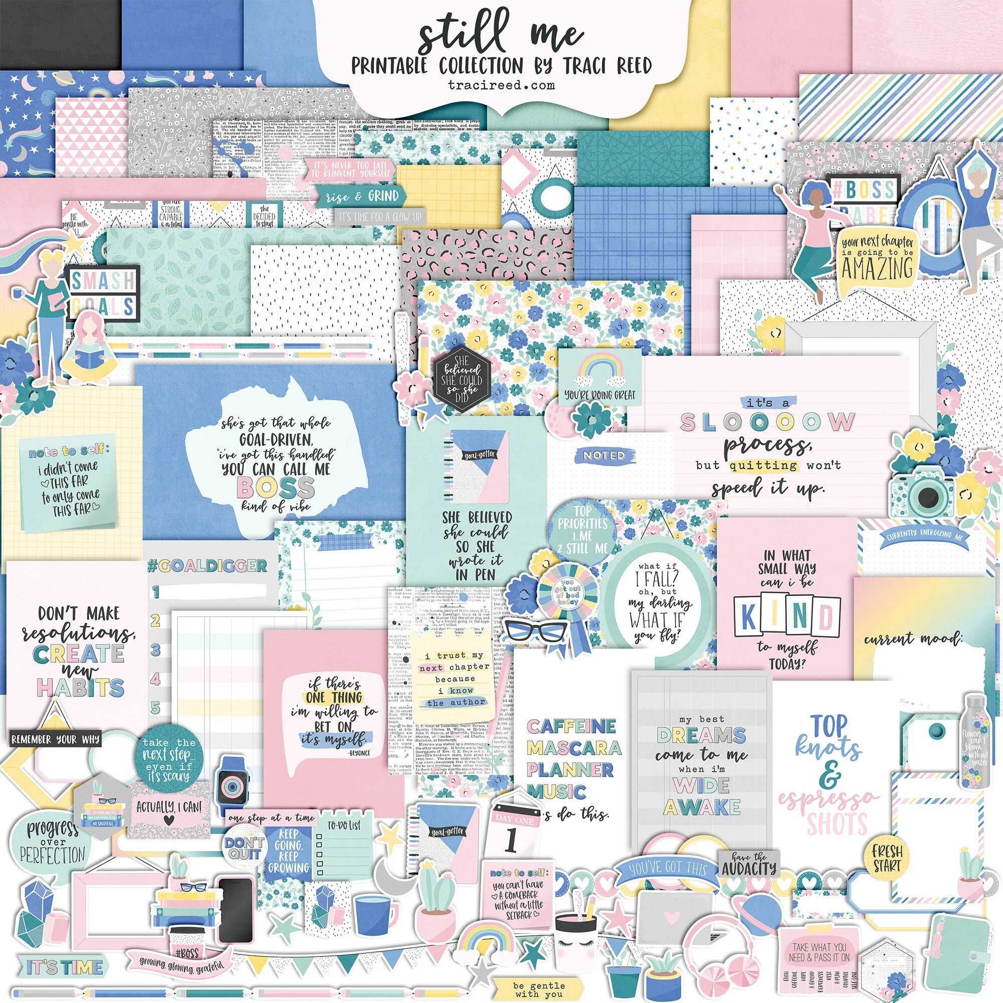 {retired} Still Me Digital and Printable Scrapbook Collection by Traci Reed