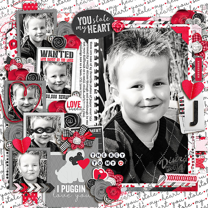 retired} Love Bandit Digital and Printable Scrapbook Collection by Traci  Reed — Traci Reed Designs