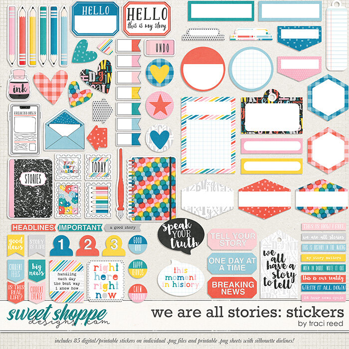 We Are All Stories Stickers
