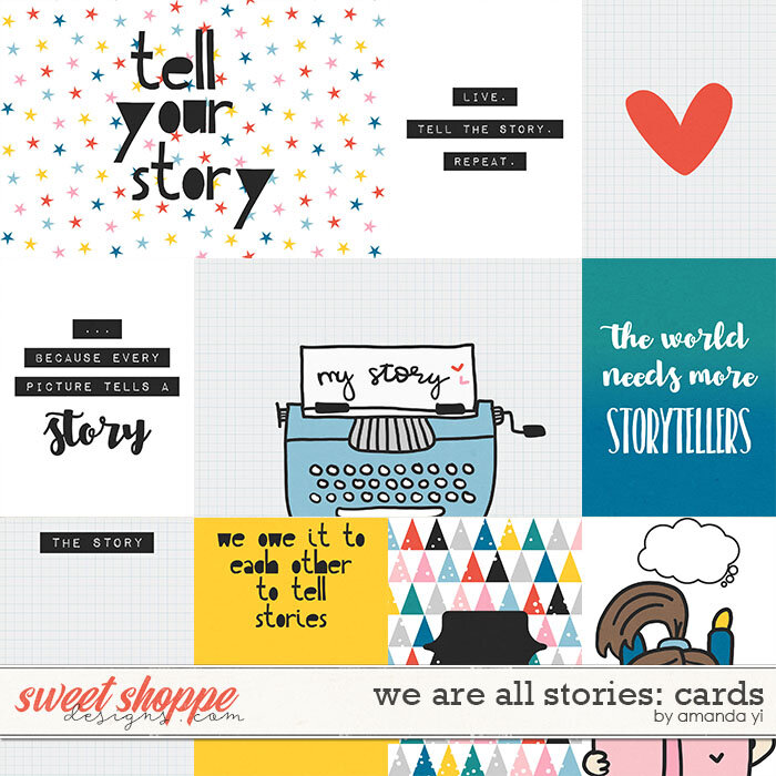 We Are All Stories Journal Cards