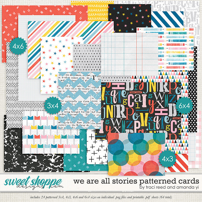 We Are All Stories Patterned Cards