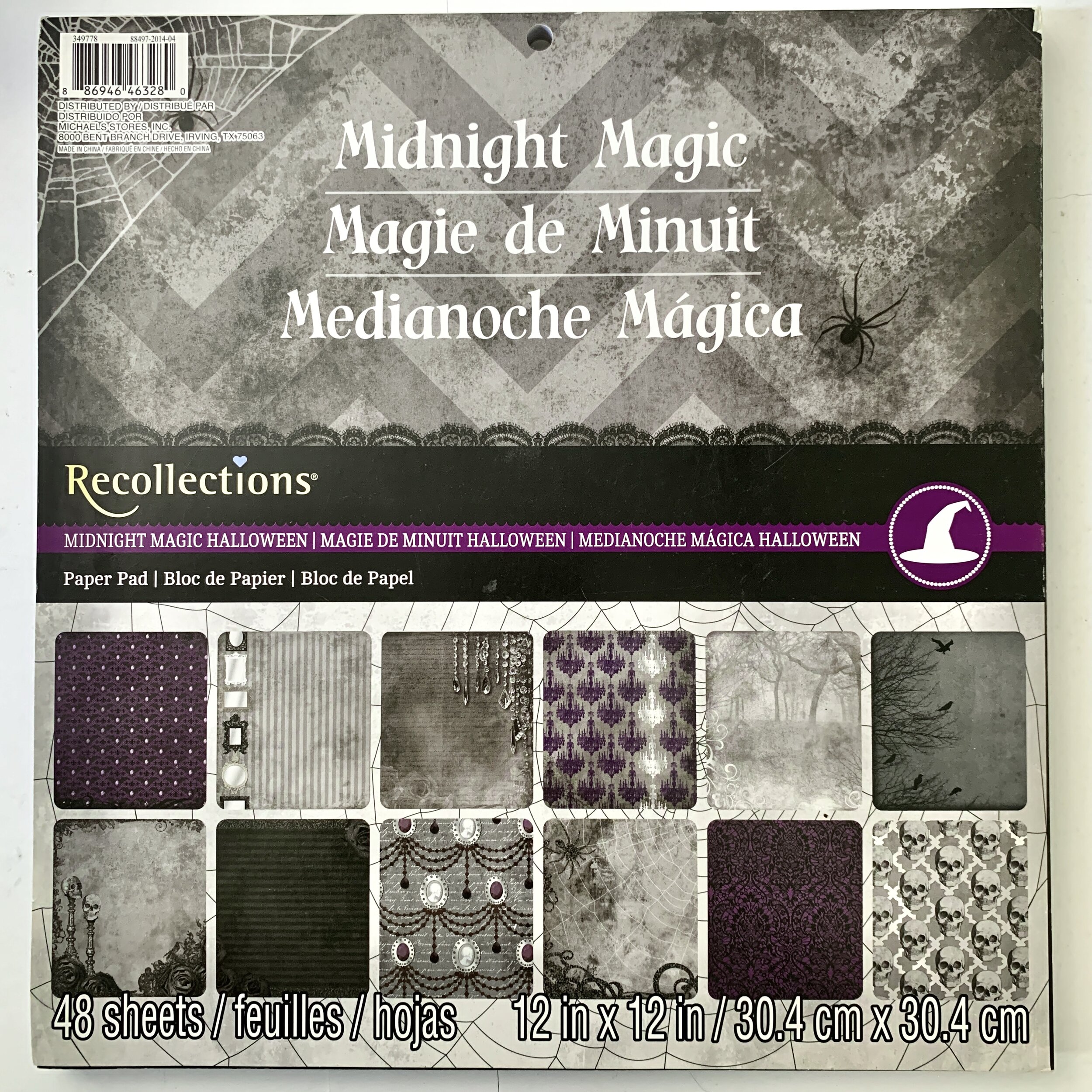 Midnight Magic Paper Pad for Michael's Brand Recollections