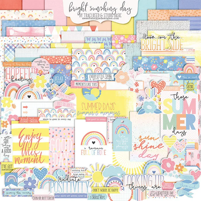 {retired} Bright Sunshiny Day Digital and Printable Scrapbook Collection by Traci Reed &amp; Studio Basic