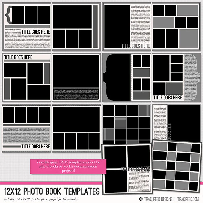 12x12 Photo Book Templates — Traci Reed Designs 12x12-photo-book-templates-traci-reed-designs