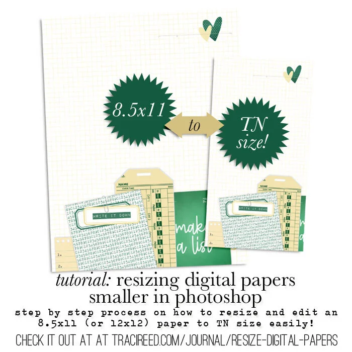 Tutorial: Resizing and Editing Digital Papers to a Smaller Size in Photoshop