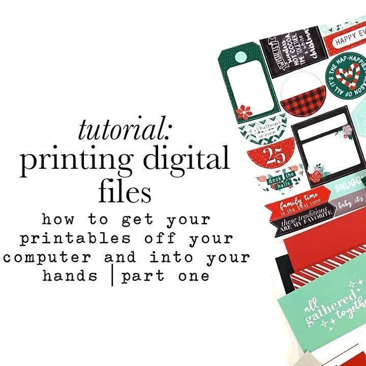 Printing Hybrid Printables At Home or via an Office Supply Store - Video!