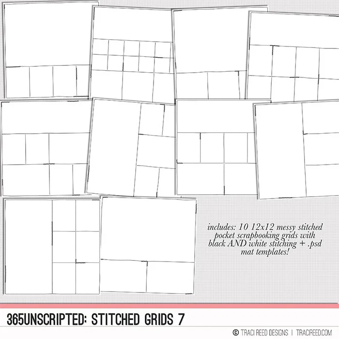 365Unscripted: Stitched Grids 7