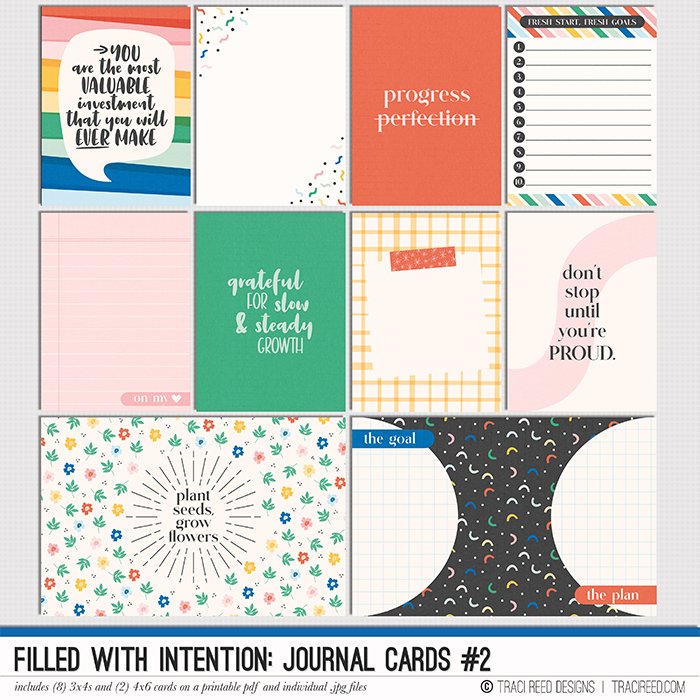 Filled With Intention Journal Cards #2