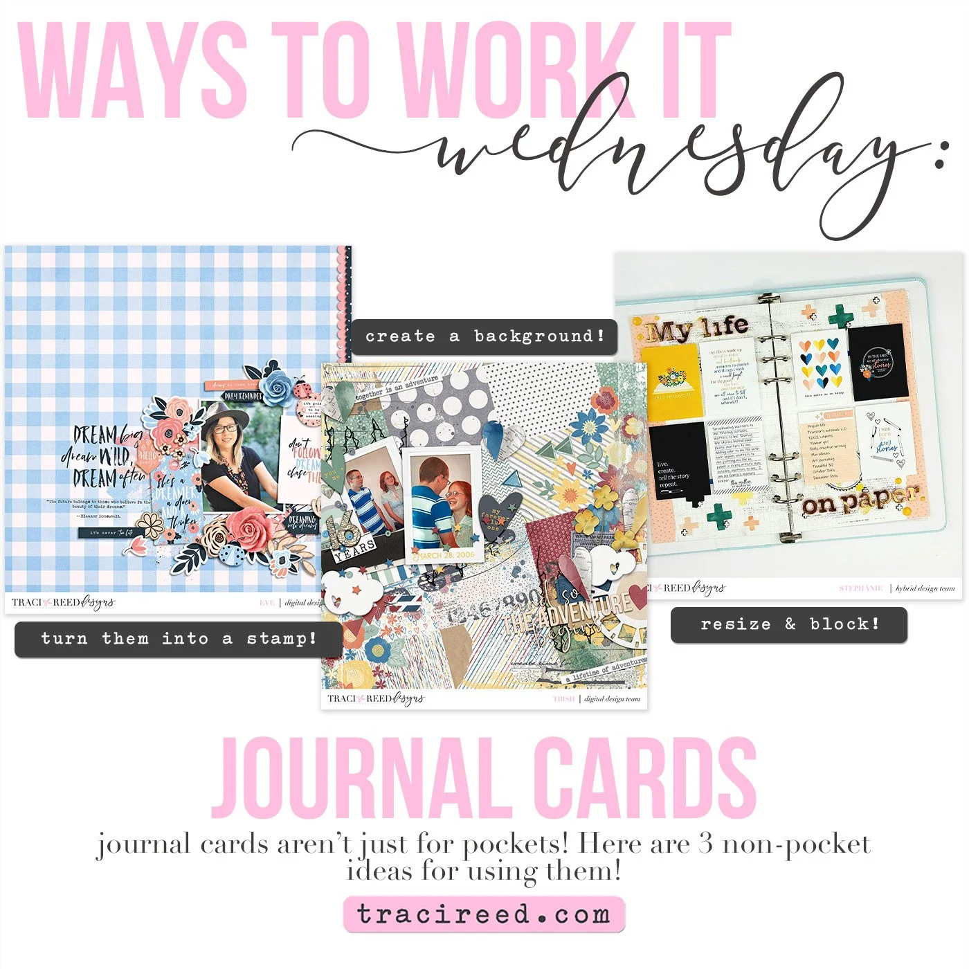 Ways to Work it Wednesday: Journal Cards